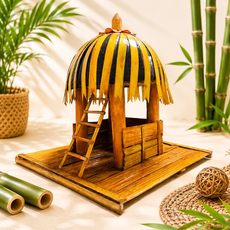 Handmade Bamboo Mini Chair