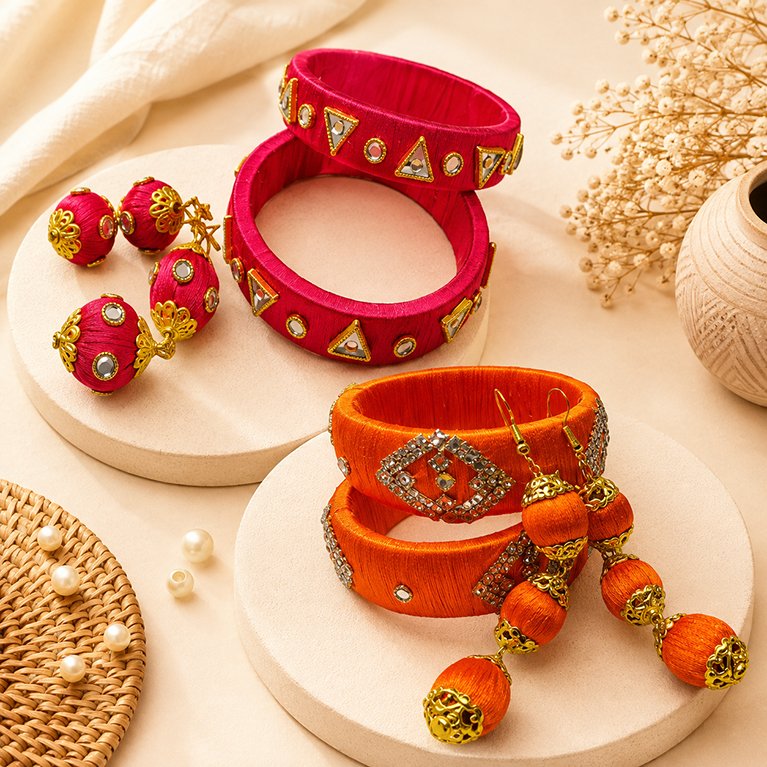Handmade Traditional Bangles Set